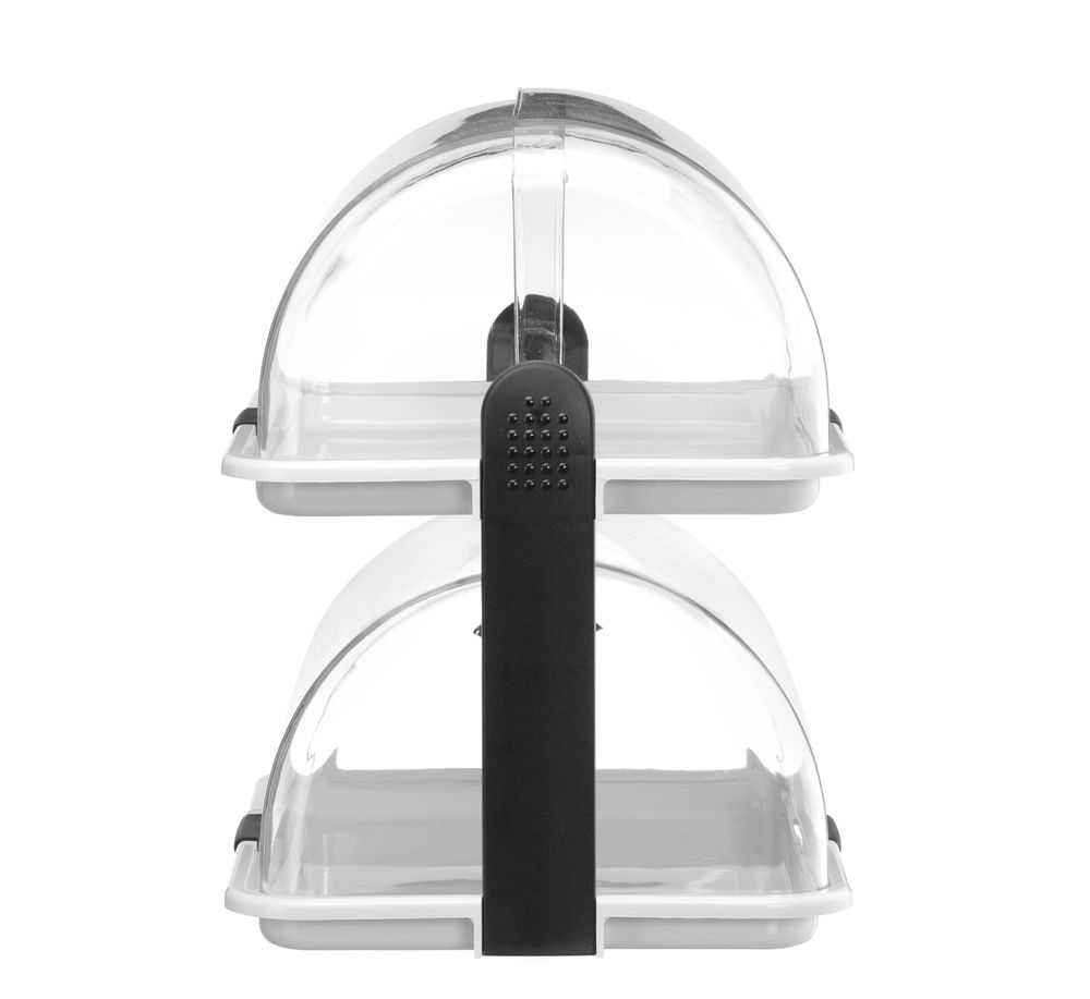 Expositor com tampa basculante, Branco, 475x325x(H)415mm, Retangular - Image 5