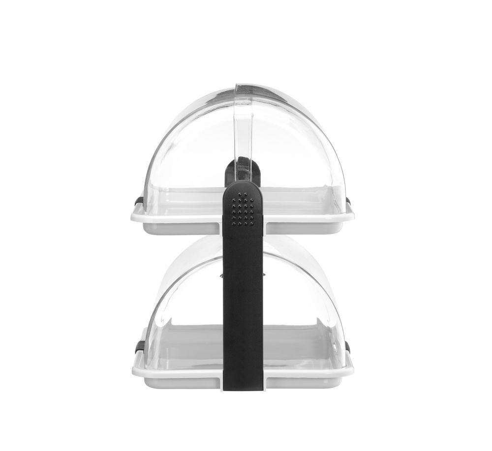 Expositor com tampa basculante, Branco, 380x260x(H)355mm, Retangular - Image 5