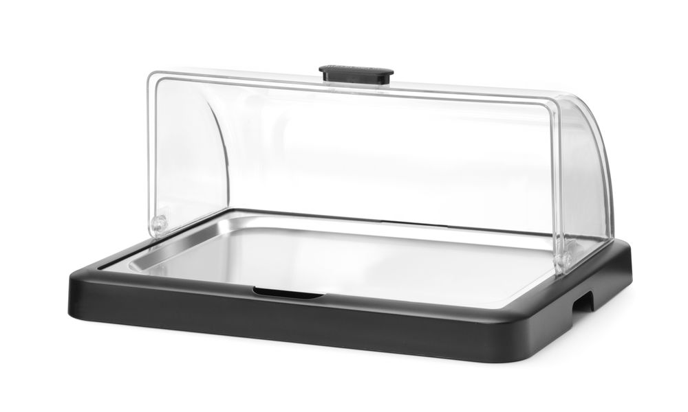 Expositor de alimentos Duo UNIQ, designed by Robert Bronwasser, Um nível, Preto, 460x355x(H)220mm, Retangular - Image 3