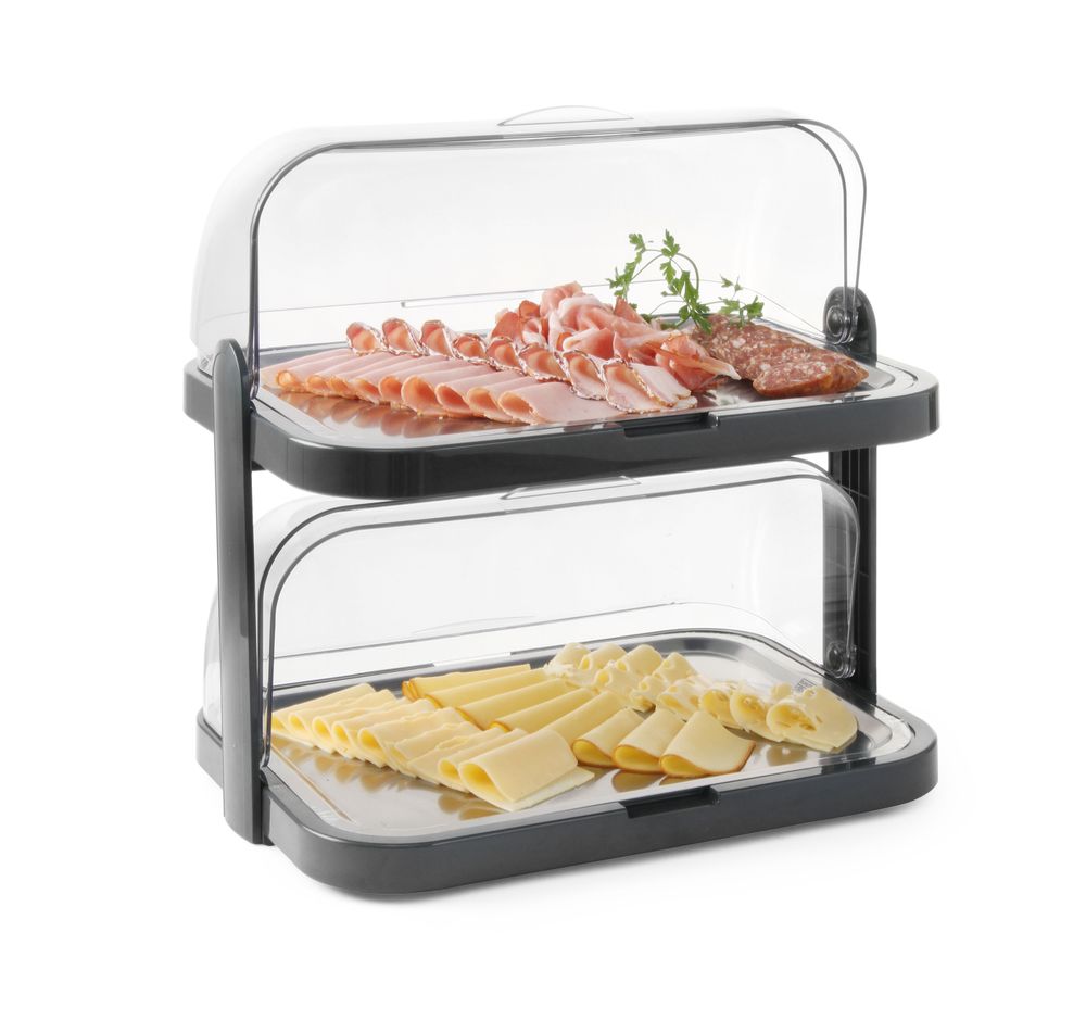 Expositor refrigerado, duplo, Cinzento-escuro, 440x320x(H)440mm - Image 3