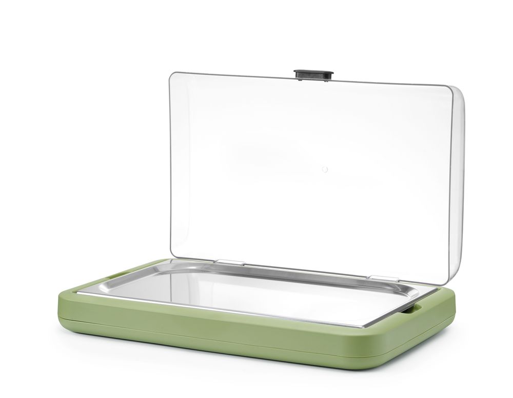 Expositor refrigerado UNIQ, designed by Robert Bronwasser, GN 1/1, Verde, 593x389x(H)147mm, Retangular - Image 4
