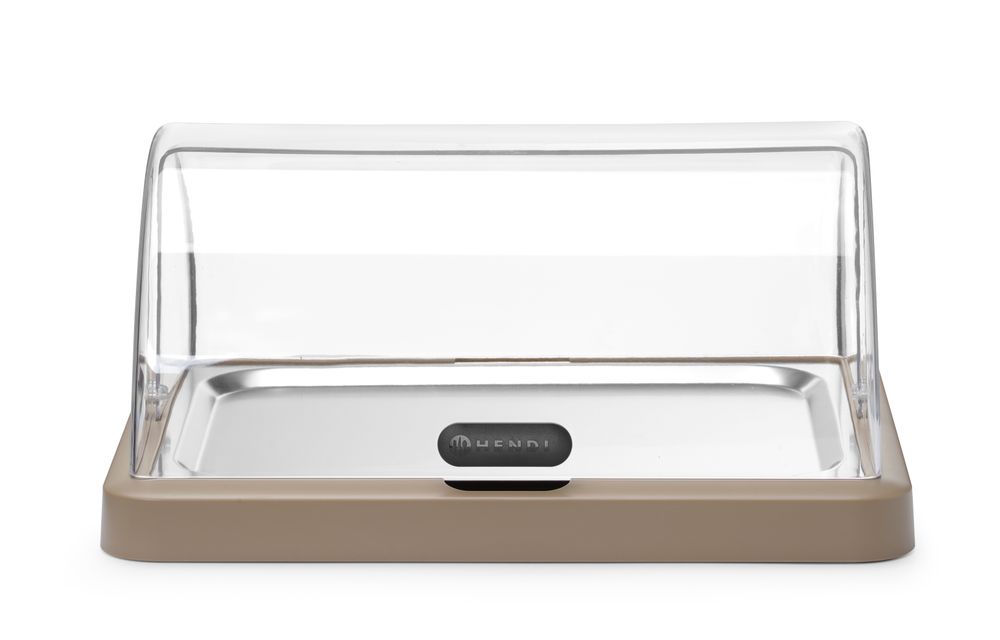 Expositor de alimentos Duo UNIQ, designed by Robert Bronwasser, Dois níveis, Bege, 480x355x(H)480mm, Retangular - Image 5