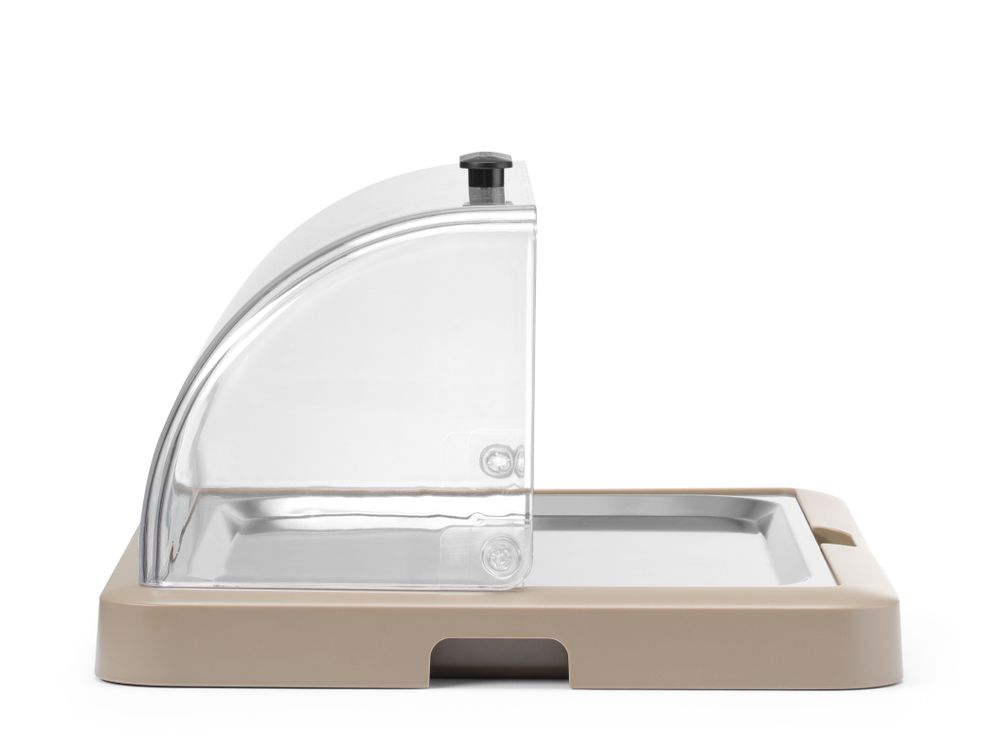 Expositor de alimentos Duo UNIQ, designed by Robert Bronwasser, Dois níveis, Bege, 480x355x(H)480mm, Retangular - Image 7