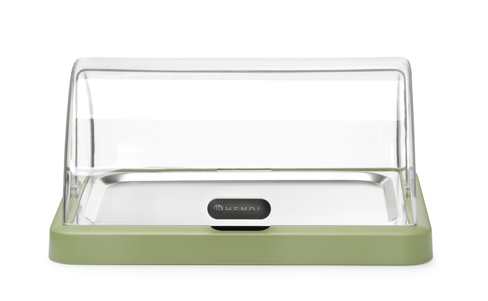 Expositor de alimentos Duo UNIQ, designed by Robert Bronwasser, Um nível, Verde, 460x355x(H)220mm, Retangular - Image 2