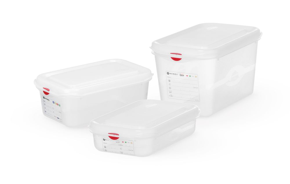 Recipiente GN 1/4 em polipropileno, GN 1/4, 4,3L, Transparente, 265x162x(H)150mm, Retangular - Image 3