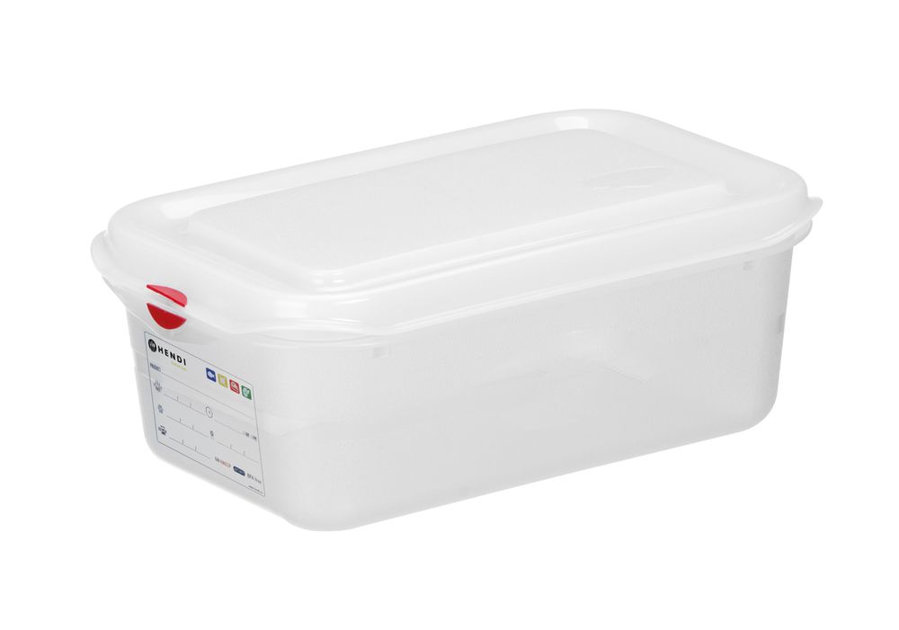 Recipiente GN 1/4 em polipropileno, GN 1/4, 4,3L, Transparente, 265x162x(H)150mm, Retangular - Image 4