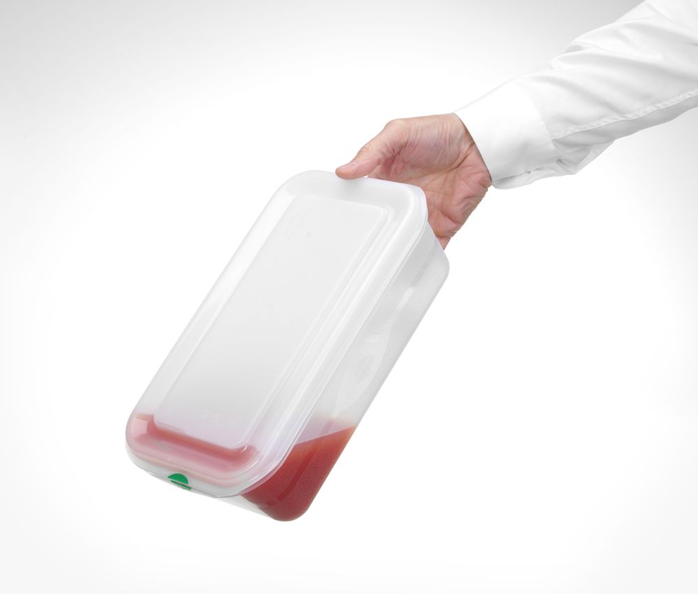 Recipiente GN 1/4 em polipropileno, GN 1/4, 2,8L, Transparente, 265x162x(H)100mm, Retangular - Image 3