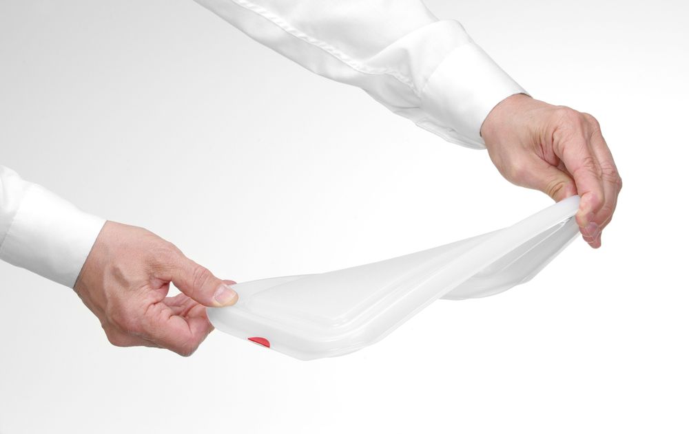 Recipiente GN 1/3, polipropileno, GN 1/3, 4L, Transparente, 325x176x(H)100mm, Retangular - Image 2