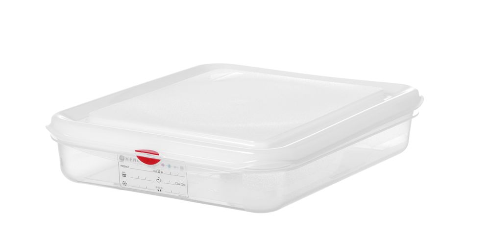 Recipiente GN 1/2, polipropileno, GN 1/2, 12,5L, Transparente, 325x265x(H)200mm, Retangular - Image 4