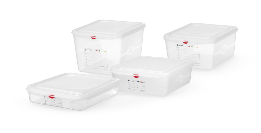 Recipiente GN 1/2, polipropileno, GN 1/2, 12,5L, Transparente, 325x265x(H)200mm, Retangular - Image 3