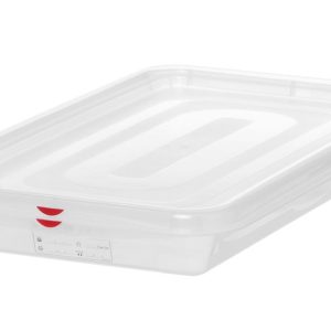 Recipiente GN 1/1, polipropileno, GN 1/1, 8L, Transparente, 530x325x(H)65mm, Retangular
