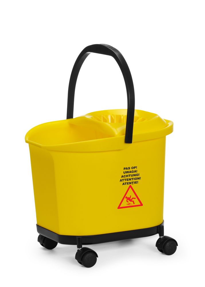 Balde de esfregona, 16L, Amarelo, 405x296x(H)340mm - Image 3
