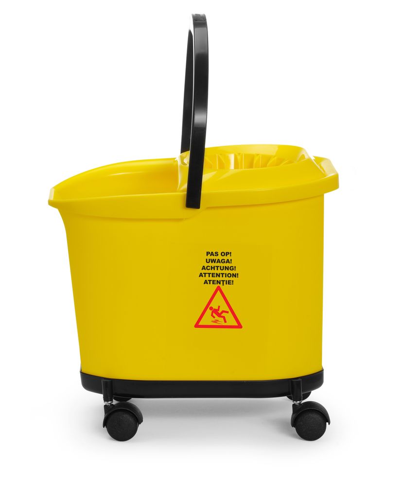 Balde de esfregona, 16L, Amarelo, 405x296x(H)340mm - Image 4
