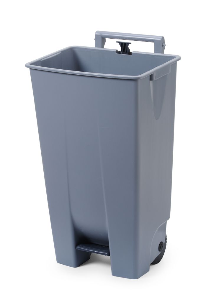 Recipiente para lixo, 120L, Cinzento-claro, 510x425x(H)875mm