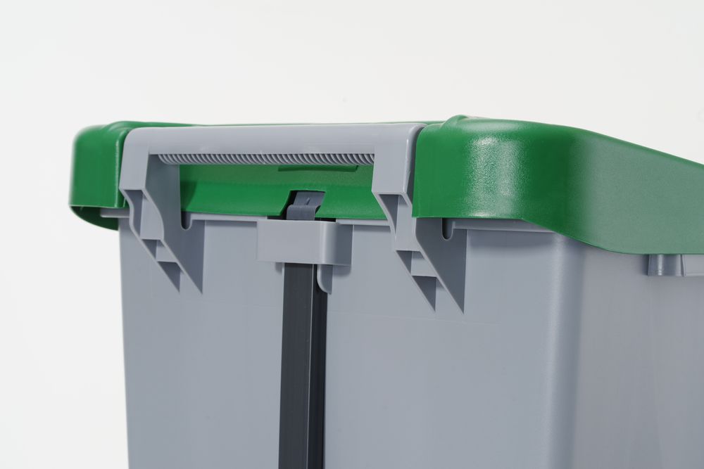 Recipiente para lixo, 120L, Cinzento-claro, 510x425x(H)875mm - Image 5