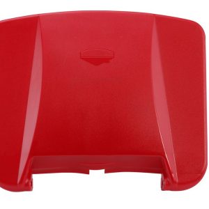 Tampa para recipiente de lixo, Vermelho, 505x415mm