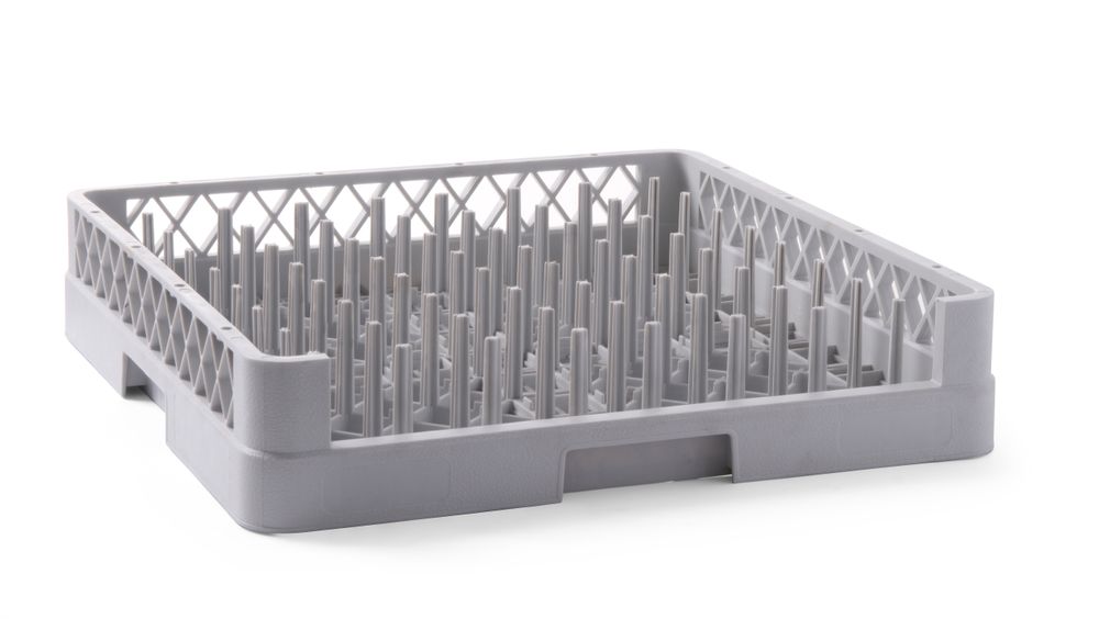 Cesto de tabuleiros para máquina de lavar loiça, 500x500x(H)100mm