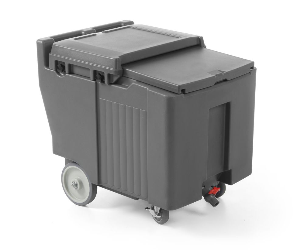 Contentor para gelo, com isolamento térmico, AmerBox, 110L, 585x800x(H)745mm
