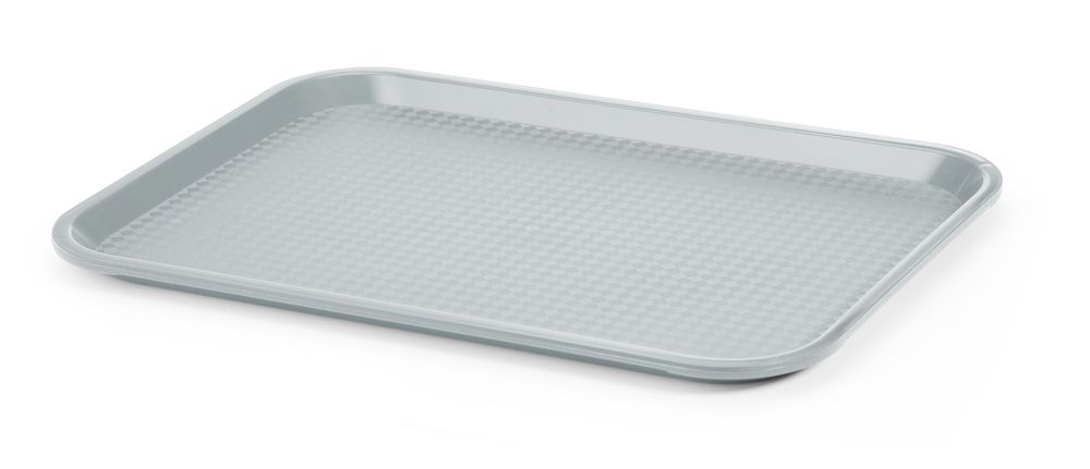 Tabuleiros para fast-food médios, AmerBox, Cinzento-claro, 305x415x(H)20mm