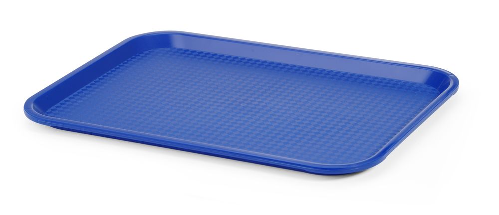 Tabuleiros para fast-food médios, AmerBox, Azul, 305x415x(H)20mm