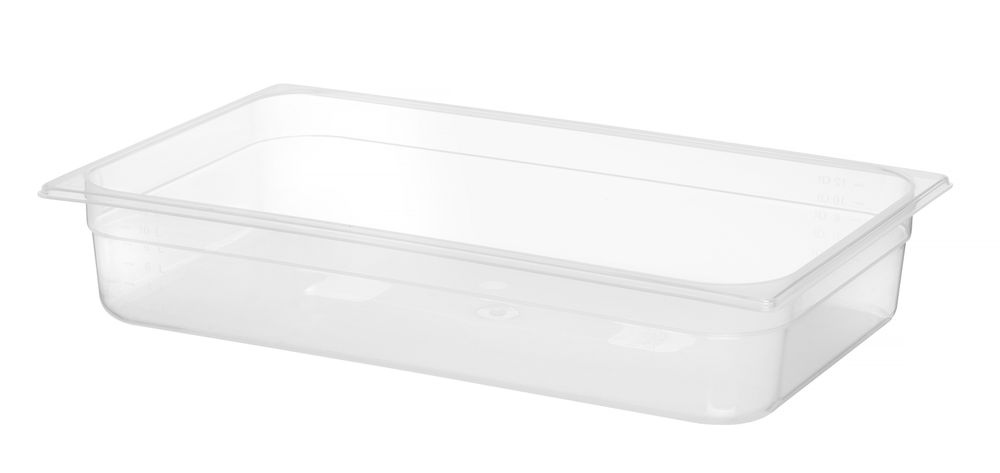 Recipiente Gastronorm 1/1, Profi Line, GN 1/1, 12L, Transparente, 530x325x(H)100mm