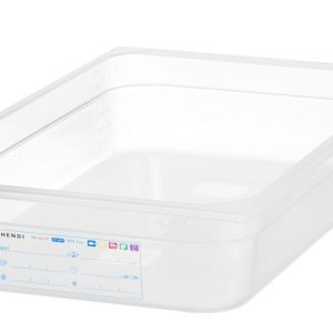 Recipiente Gastronorm 1/1, GN 1/1, 12L, Transparente, 530x325x(H)100mm