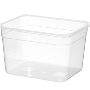 Recipiente Gastronorm 1/2, Profi Line, GN 1/2, 11L, Transparente, 325x265x(H)200mm