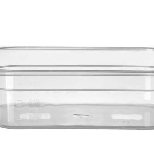 Recipiente Gastronorm 1/2, Profi Line, GN 1/2, 5L, Transparente, 325x265x(H)100mm
