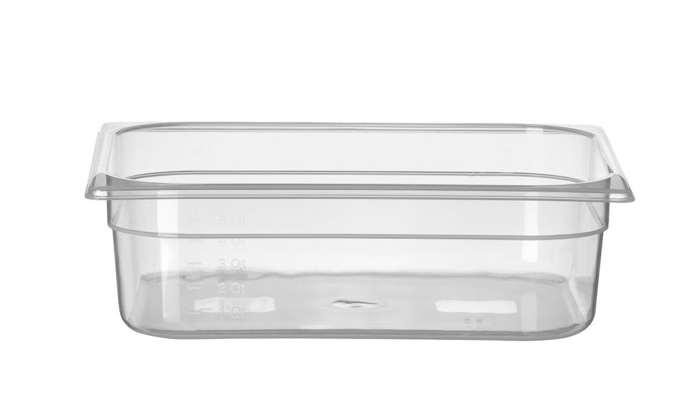 Recipiente Gastronorm 1/2, Profi Line, GN 1/2, 5L, Transparente, 325x265x(H)100mm