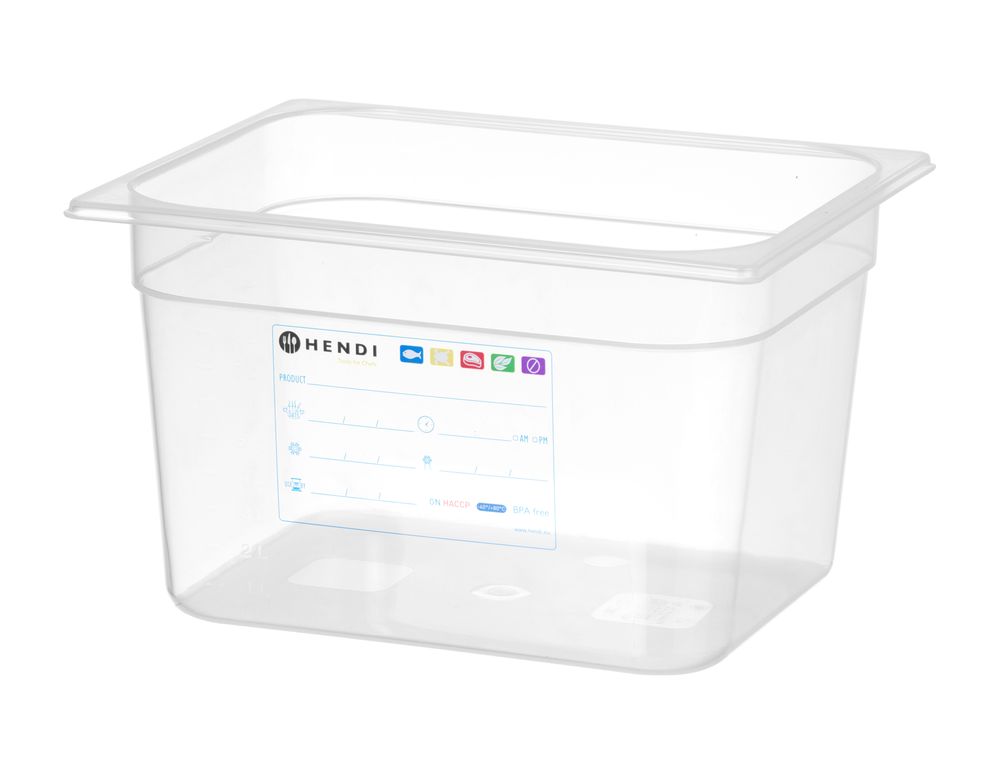 Recipiente Gastronorm 1/2, GN 1/2, 6,5L, Transparente, 325x265x(H)100mm - Image 4