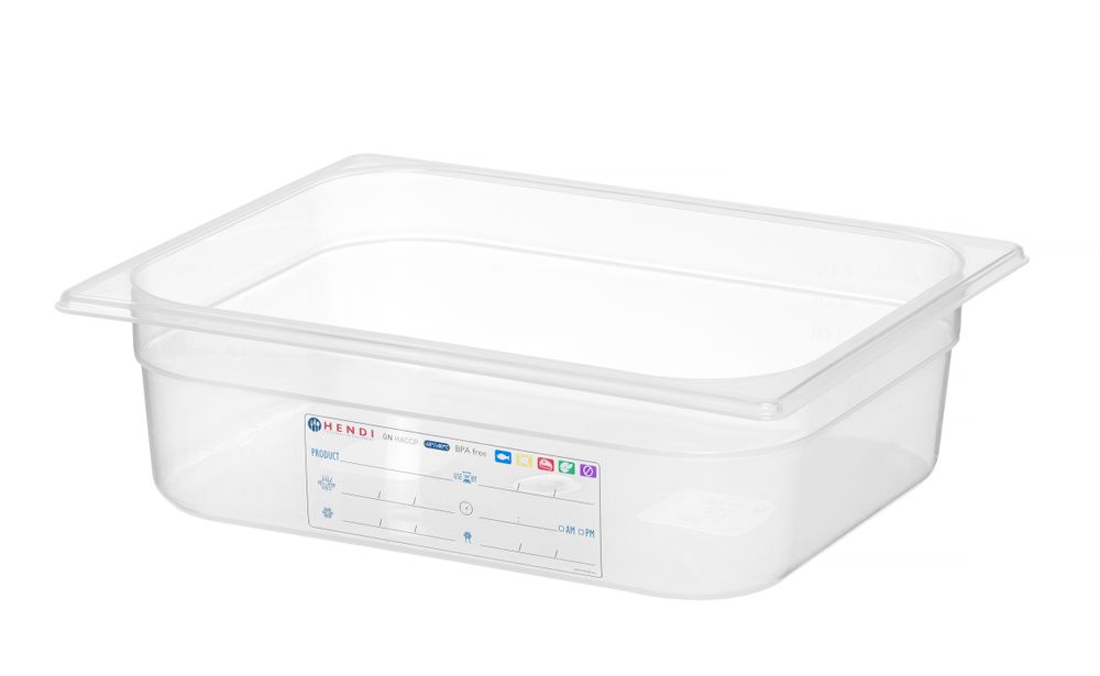 Recipiente Gastronorm 1/2, GN 1/2, 6,5L, Transparente, 325x265x(H)100mm - Image 2