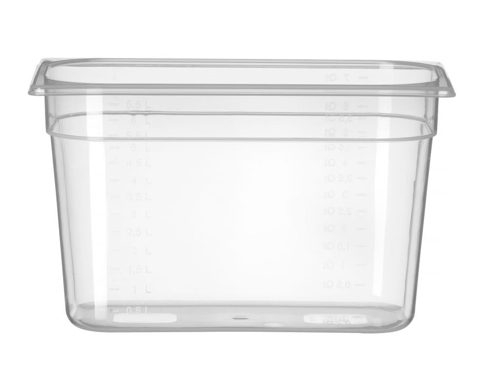 Recipiente Gastronorm 1/3, Profi Line, GN 1/3, 6,5L, Transparente, 325x176x(H)200mm