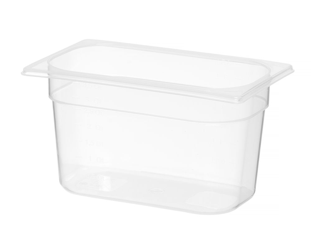 Recipiente Gastronorm 1/4, Profi Line, GN 1/4, 3,5L, Transparente, 265x162x(H)150mm - Image 2