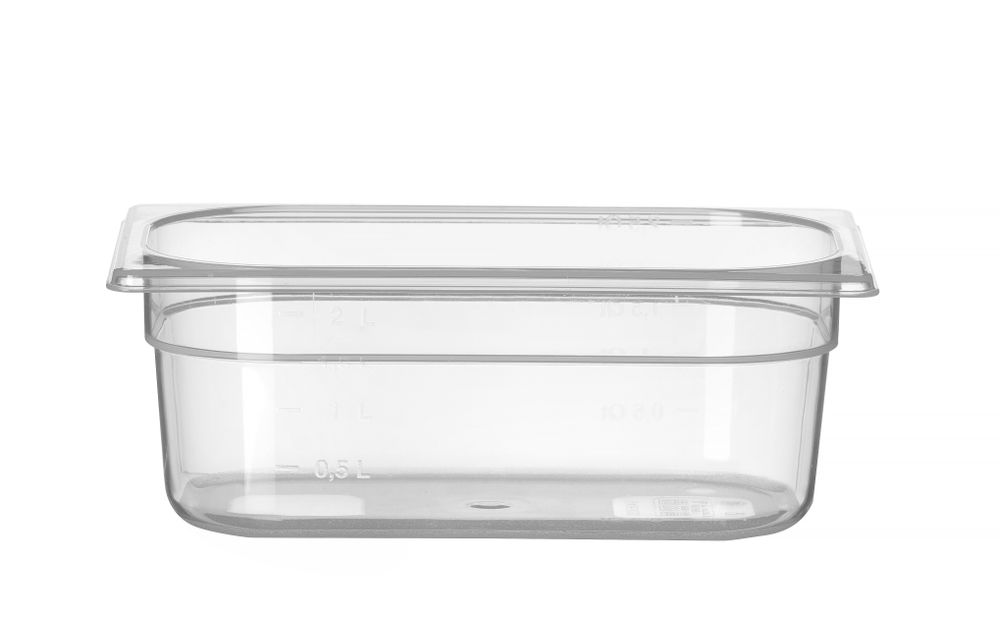 Recipiente Gastronorm 1/4, Profi Line, GN 1/4, 2L, Transparente, 265x162x(H)100mm