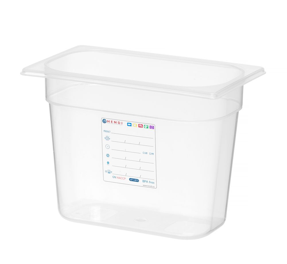 Recipiente Gastronorm 1/4, GN 1/4, 1,8L, Transparente, 265x162x(H)65mm - Image 2