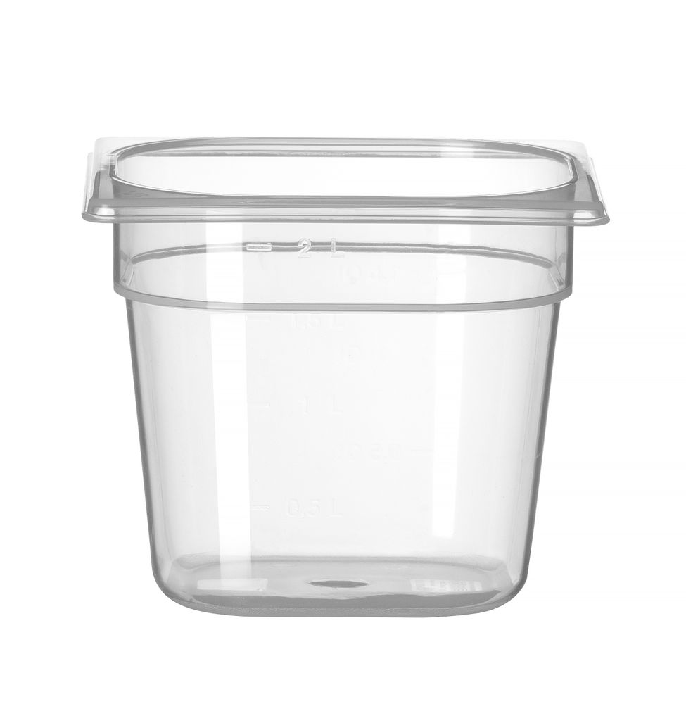 Recipiente Gastronorm 1/6, Profi Line, GN 1/6, 2L, Transparente, 176x162x(H)150mm