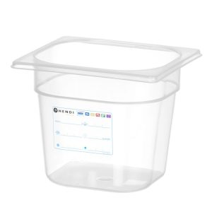 Recipiente Gastronorm 1/6, GN 1/6, 2,4L, Transparente, 176x162x(H)150mm