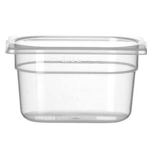 Recipiente Gastronorm 1/9, Profi Line, 1,0, GN 1/9, 0,75L, Transparente, 176x108x(H)100mm
