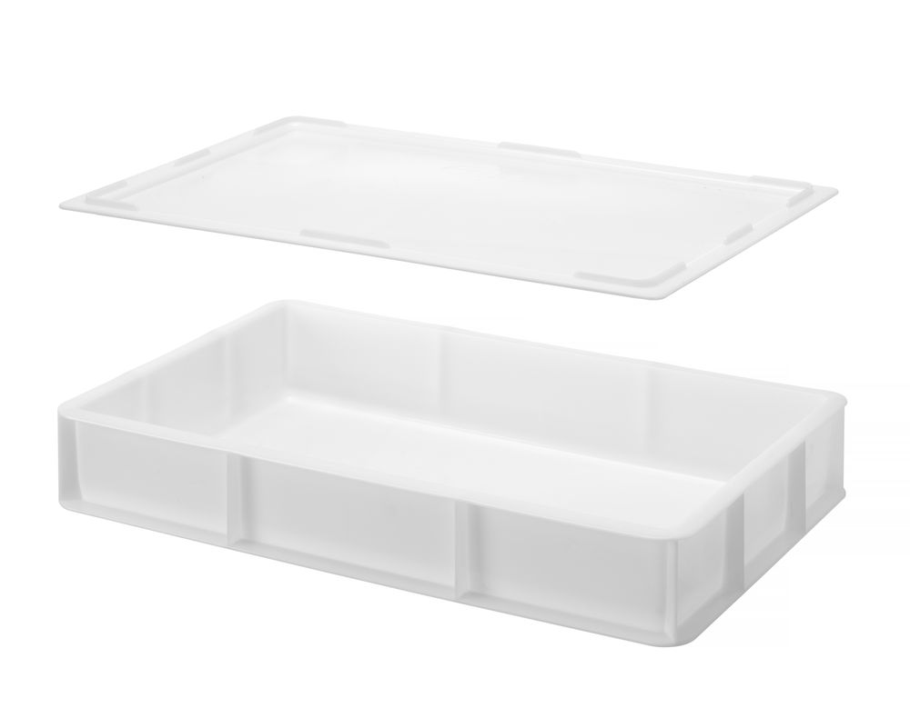 Tampa para caixa de massa de piza GN 1/1, GN 1/1, Branco, 530x325x(H)20mm - Image 3