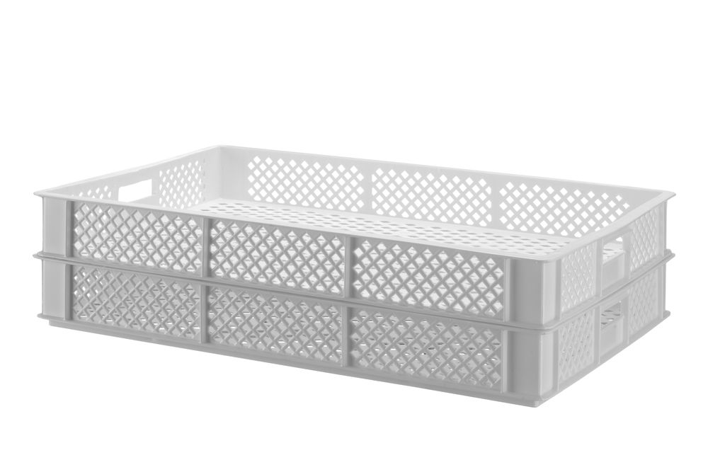 Caixa para secar massa fresca, Branco, 600x400x(H)70mm, Retangular - Image 4