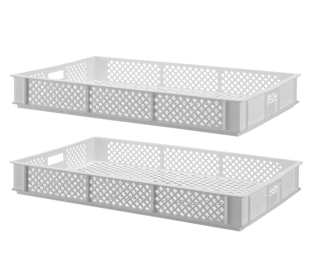 Caixa para secar massa fresca, Branco, 600x400x(H)70mm, Retangular - Image 5