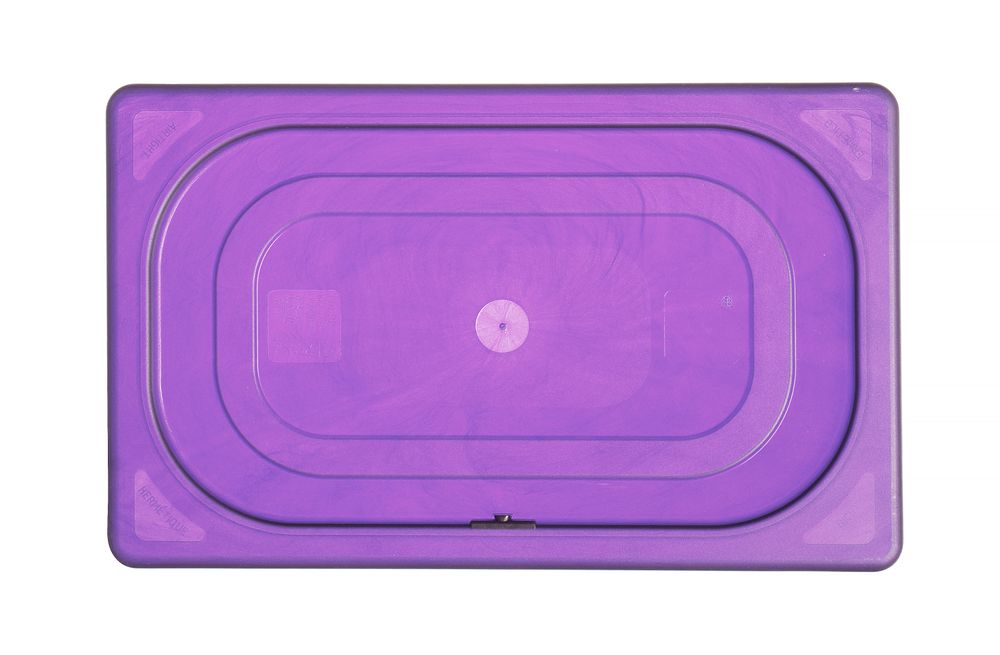 Tampa Gastronorm em roxo, GN 1/4, Roxo, 265x162mm - Image 2