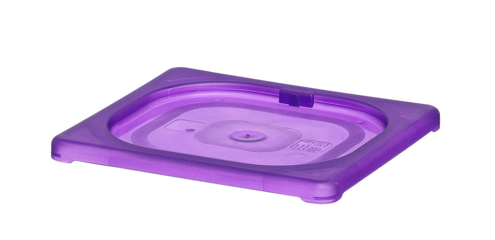Tampa Gastronorm em roxo, GN 1/6, Roxo, 176x162mm