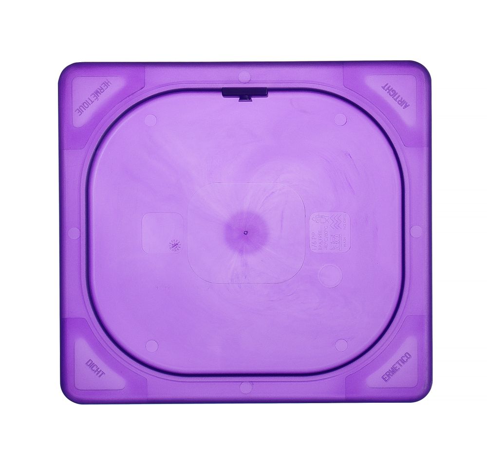 Tampa Gastronorm em roxo, GN 1/6, Roxo, 176x162mm - Image 2