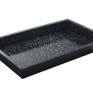 Tabuleiro de assar CONVECTOMAT CLASSIC GN 2/1, GN 2/1, Preto, 530x650x(H)20mm, Retangular