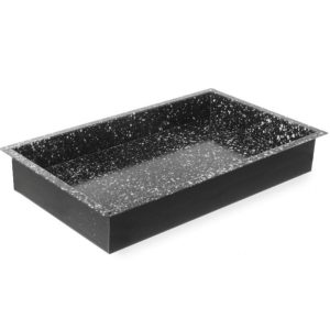 Tabuleiro CONVECTOMAT CLÁSSICO GN 1/1, GN 1/1, Preto, 530x325x(H)80mm, Retangular