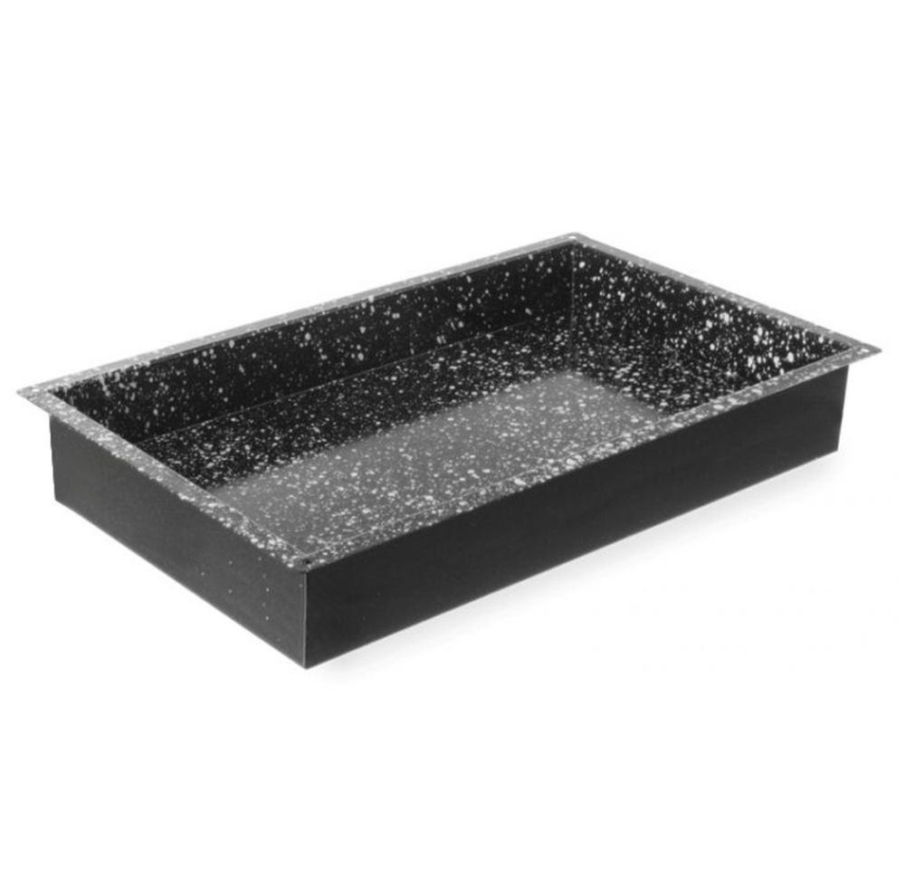 Tabuleiro CONVECTOMAT CLÁSSICO GN 1/1, GN 1/1, Preto, 530x325x(H)80mm, Retangular