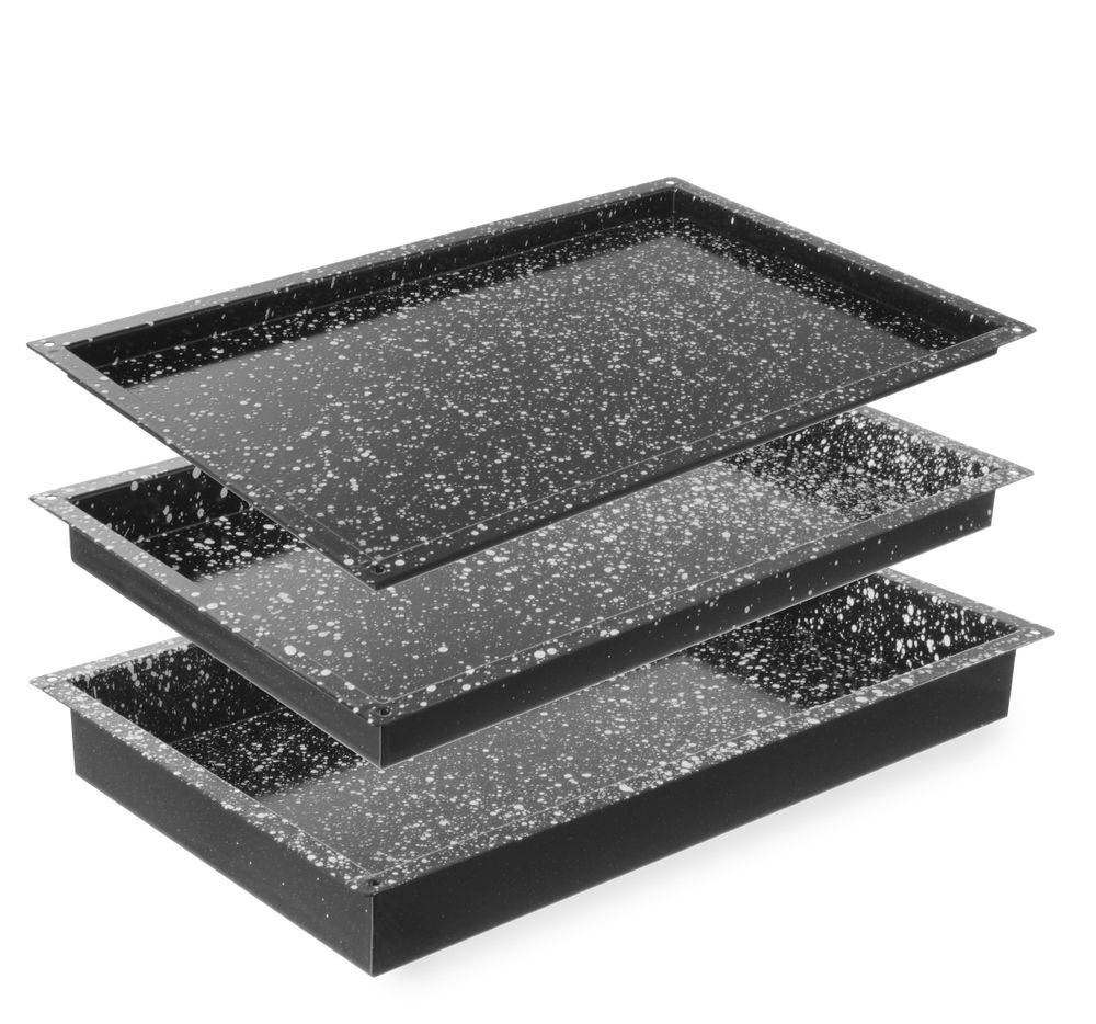Tabuleiro CONVECTOMAT CLÁSSICO GN 1/1, GN 1/1, Preto, 530x325x(H)80mm, Retangular - Image 2