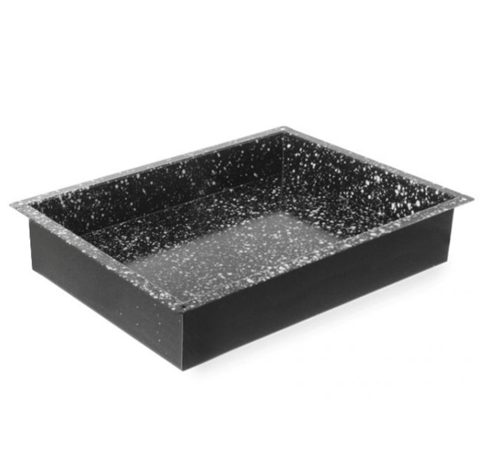 Tabuleiro CONVECTOMAT CLÁSSICO GN 2/3, GN 2/3, Preto, 354x325x(H)60mm, Retangular