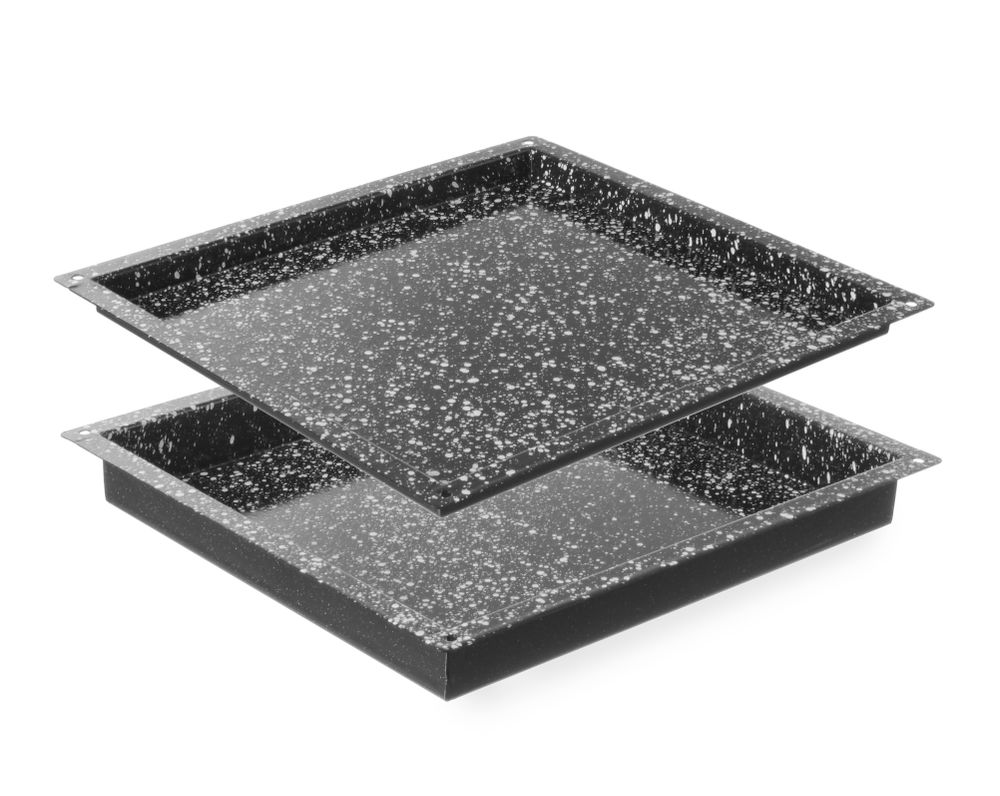 Tabuleiro CONVECTOMAT CLÁSSICO GN 2/3, GN 2/3, Preto, 354x325x(H)60mm, Retangular - Image 2